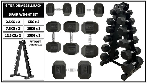 Hex dumbbells 15kg set - dumbbells, 2.5-15kg