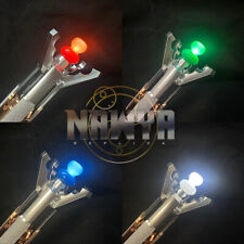 Doctor Who 11th Metal Sonic Screwdriver LED Colorful Light Cosplay Prop Replica 
