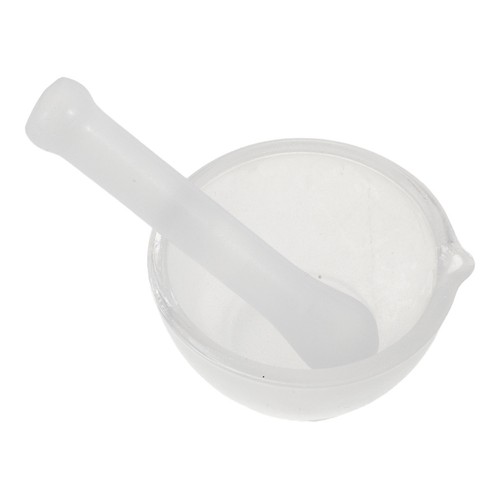 Glass mortar and - and, set