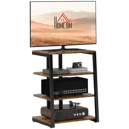 Homcom hifi rack stand - stand, w/