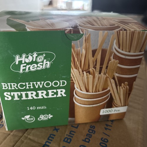 Wooden coffee tea stirrers - wooden,