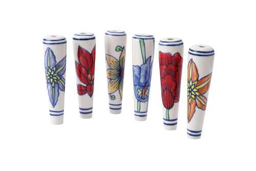 Floral print ceramic - print, light