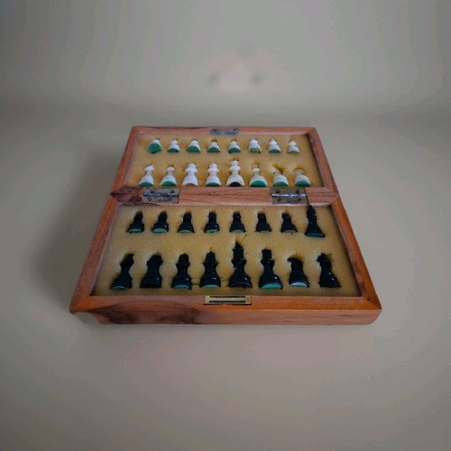 Vintage chess magnetic travel - vintage,