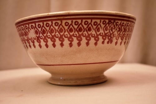 Antique sponge ware bowl - antique,