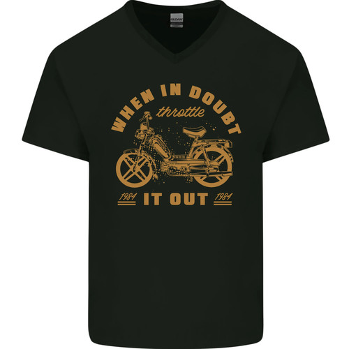 Doubt moped biker - in,