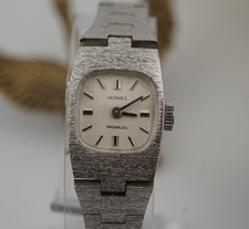 1960s Vintage Hermes Ladies Incabloc Mechanical Watch – Integrated Bracelet