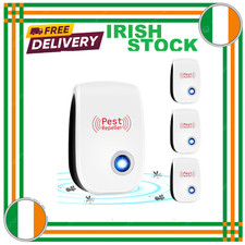 Ultrasonic Pest Repeller Electronic Plug In Mice Energy-saving Silently 4 Pack