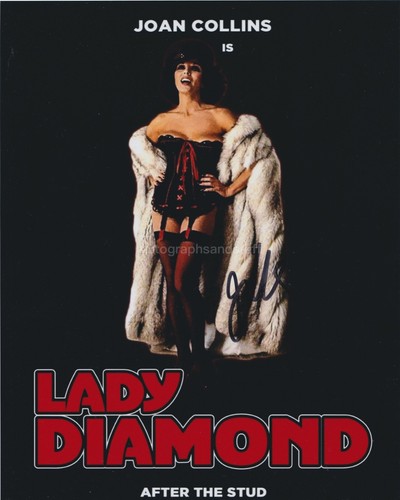 Joan collins hand signed 8x10 - joan,