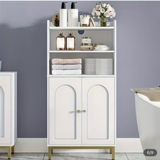 Bathroom Cabinet, 2 Open