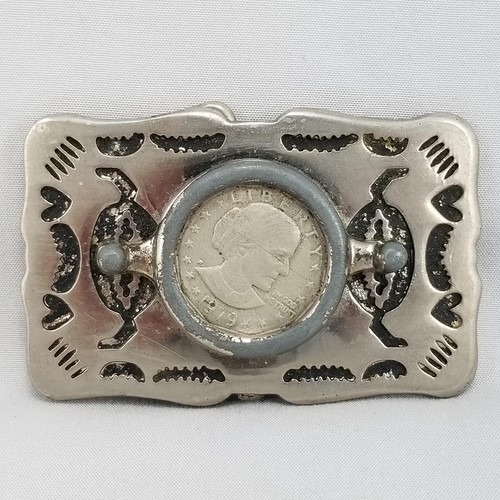 Vintage belt buckle small - belt,