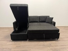 Reagan Fabric Corner Sofa Bed