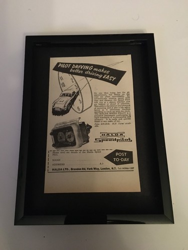 Halda speed pilot - halda, framed