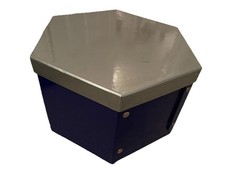 Folding Hat Box With Poppers