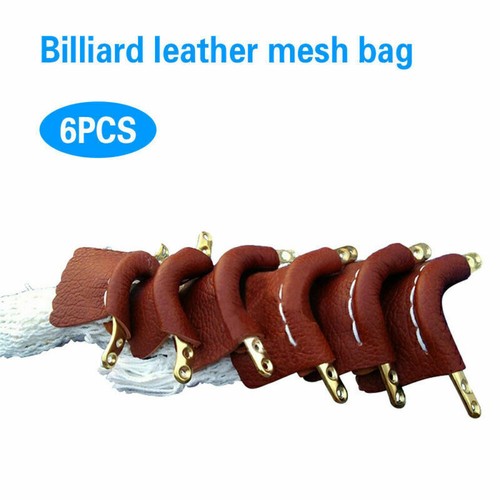 6pcs leather billiard pool - leather,