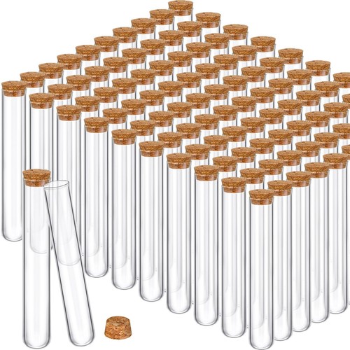 100pcs clear glass test - clear,
