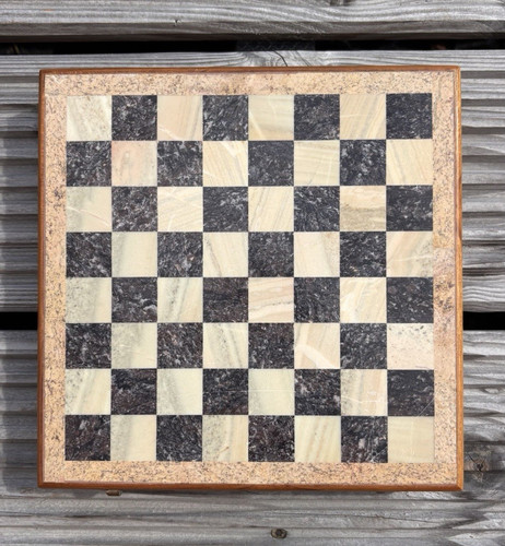 Folding wooden chess - wooden, with