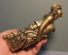 FIGUREHEAD FRIGATE SARMIENTO Golden BUST Hand paint Sculpture Nautical sea ship