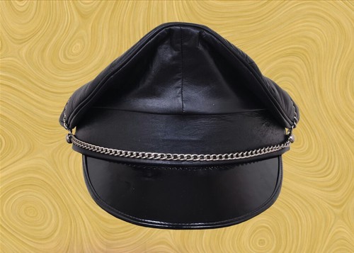 Genuine leather black army - leather,
