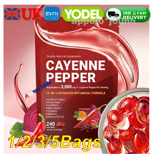 Cayenne pepper capsules - pepper,