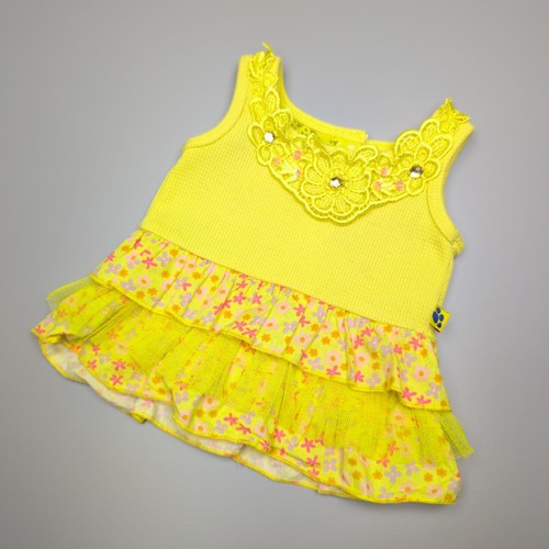 Build bear yellow - bear, floral