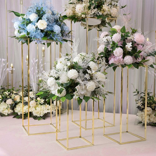100cm tall matte gold metal - 80/100cm,