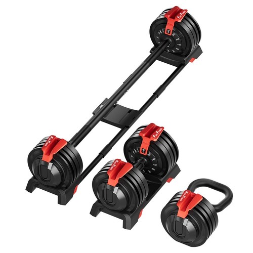 Adjustable 1 dumbbell - adjustable, 3