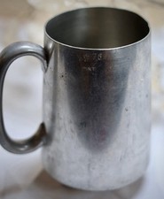 Vintage British Pewter Pint