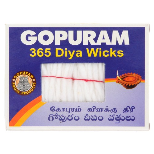 Gopuram 365 diya wicks - 365,