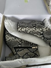 TED BAKER SNAKE EFFECT LEATHER