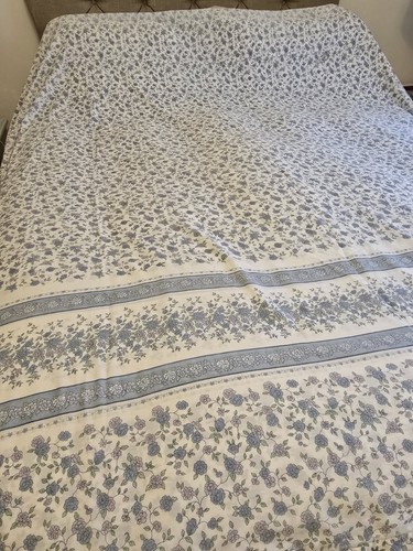 Vintage blue roses duvet - vintage, cover