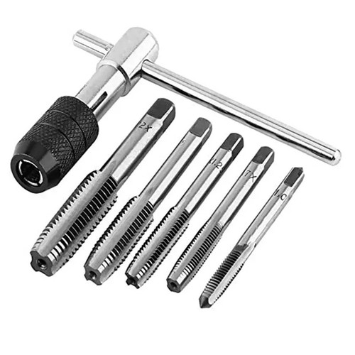 6pc tap wrench chuck set - 6pc,