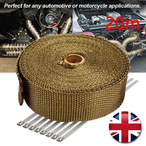 20m titanium gold heat - gold, wrap