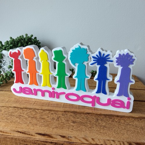 Rainbow silhouette sign - sign, 3d