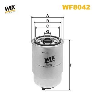 Fuel filter wix - filters, wf8042