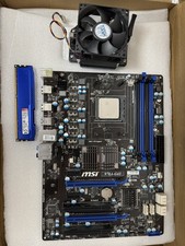 MSI MSI 970A-G43  Motherboard with Cpu AMD FX-8350 4 Ghz and Fan