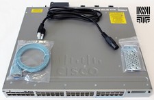 Cisco WS-C3850-12X48U-S 48x (12x MultiGB) UPoE RJ-45 1x Mod Slot Switch, Tested!