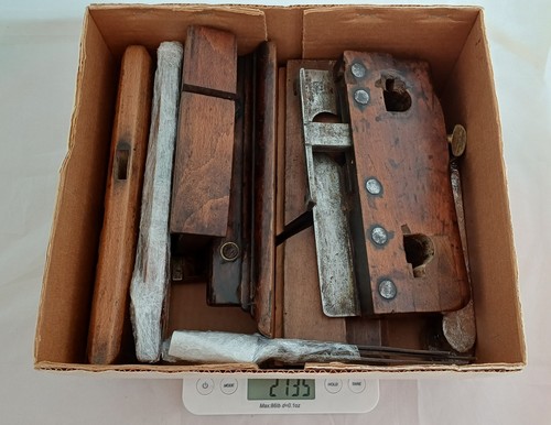 Antique wooden plough - wooden, &