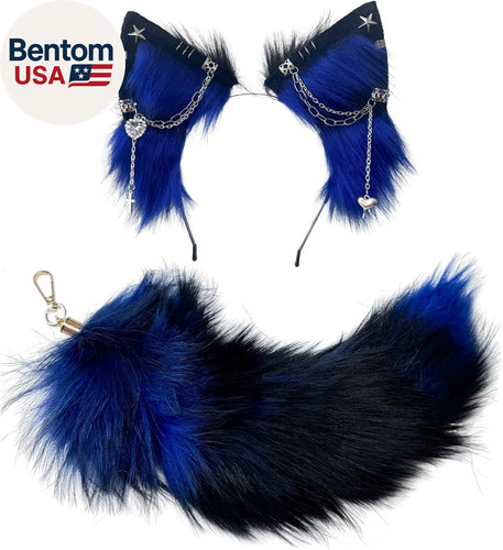 Cat fox wolf ears and - and, tail