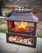 Large Garden Fire Pit Outdoor