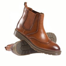 MENS DEALER BOOTS CHELSEA PULL