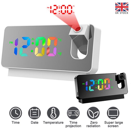 Led digital projection alarm - led,