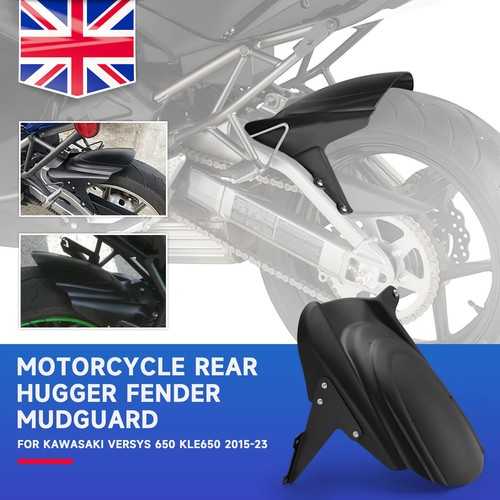 Motorcycle rear hugger fender - rear,