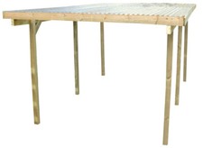 MEGA SALE! Canopy Pergola 3m x 5m Wooden Garden Shelter CAR PORT flat packed 