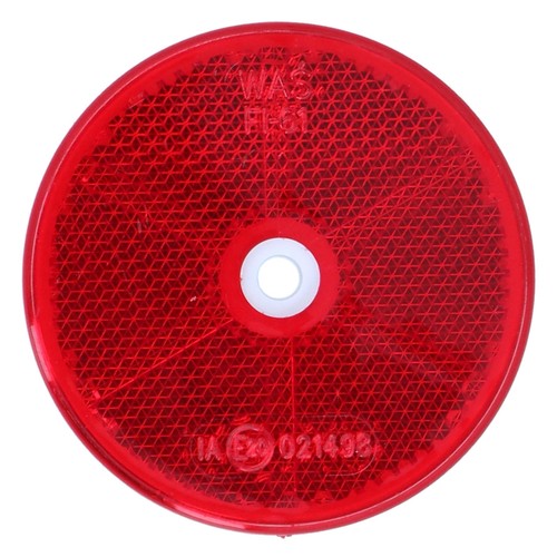 Red round circular - circular, reflectors