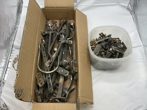 Antique large lot brass - lot, of
