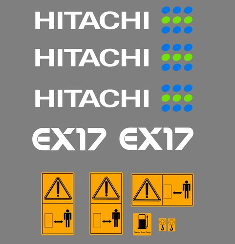 Hitachi ex17 mini digger - hitachi,