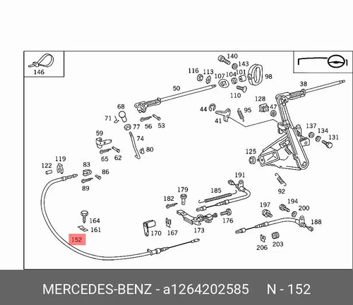 New mercedes benz class w126 - new, mercedes-benz