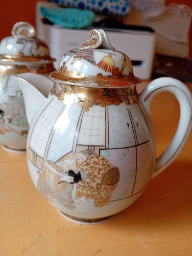 Kutani japanese porcelain - japanese, hand