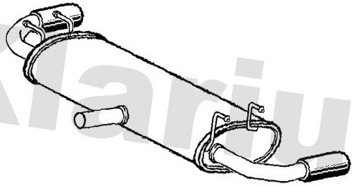 Klarius ma348k muffler exhaust - klarius,