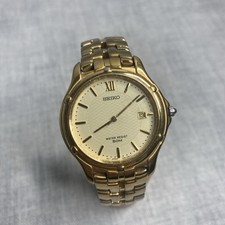 SEIKO QUARTZ GOLD TONE